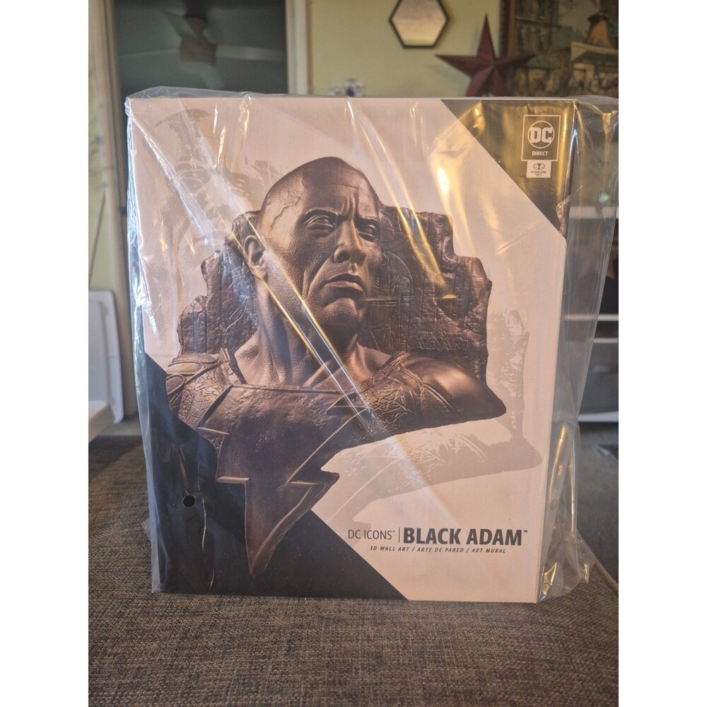 Black Adam 3D Wall Art DC Direct Icons McFarlane [Free Shipping]